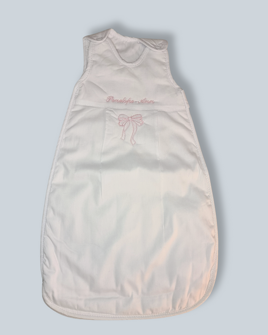 Baby Sleepbag Vintage Bow