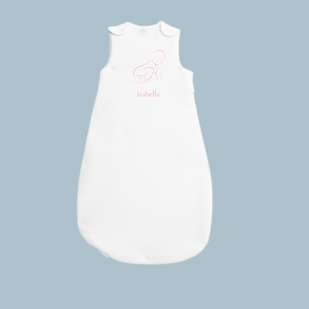 Baby Sleepbag embroidered illustration