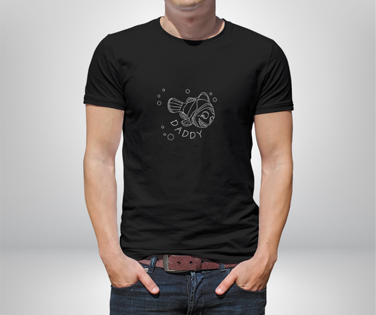 Adult T Shirt custom embroidered illustration